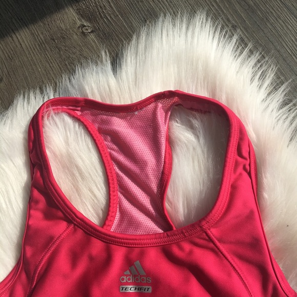 Hot pink Adidas sports bra - Picture 5 of 7